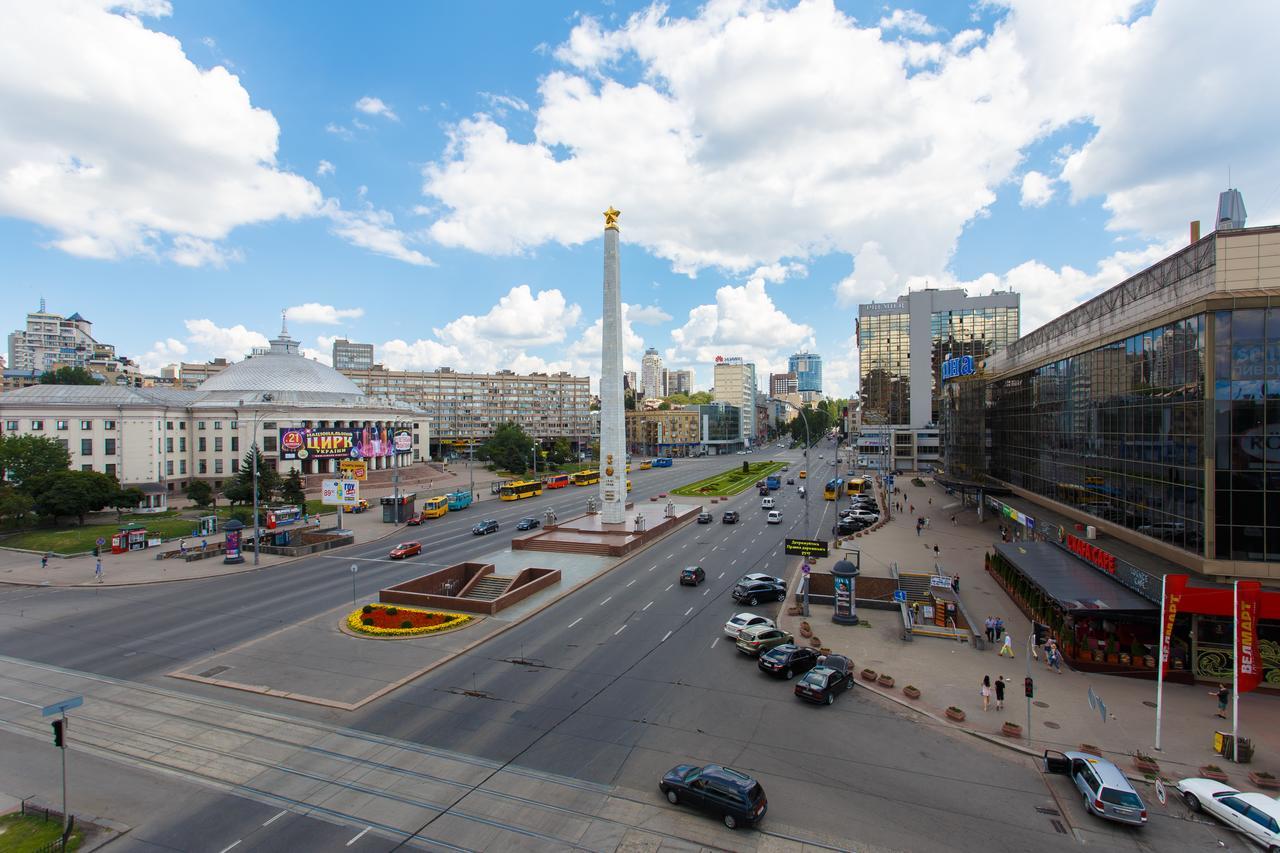 Apartment Near Railway Station Kiev Exterior foto